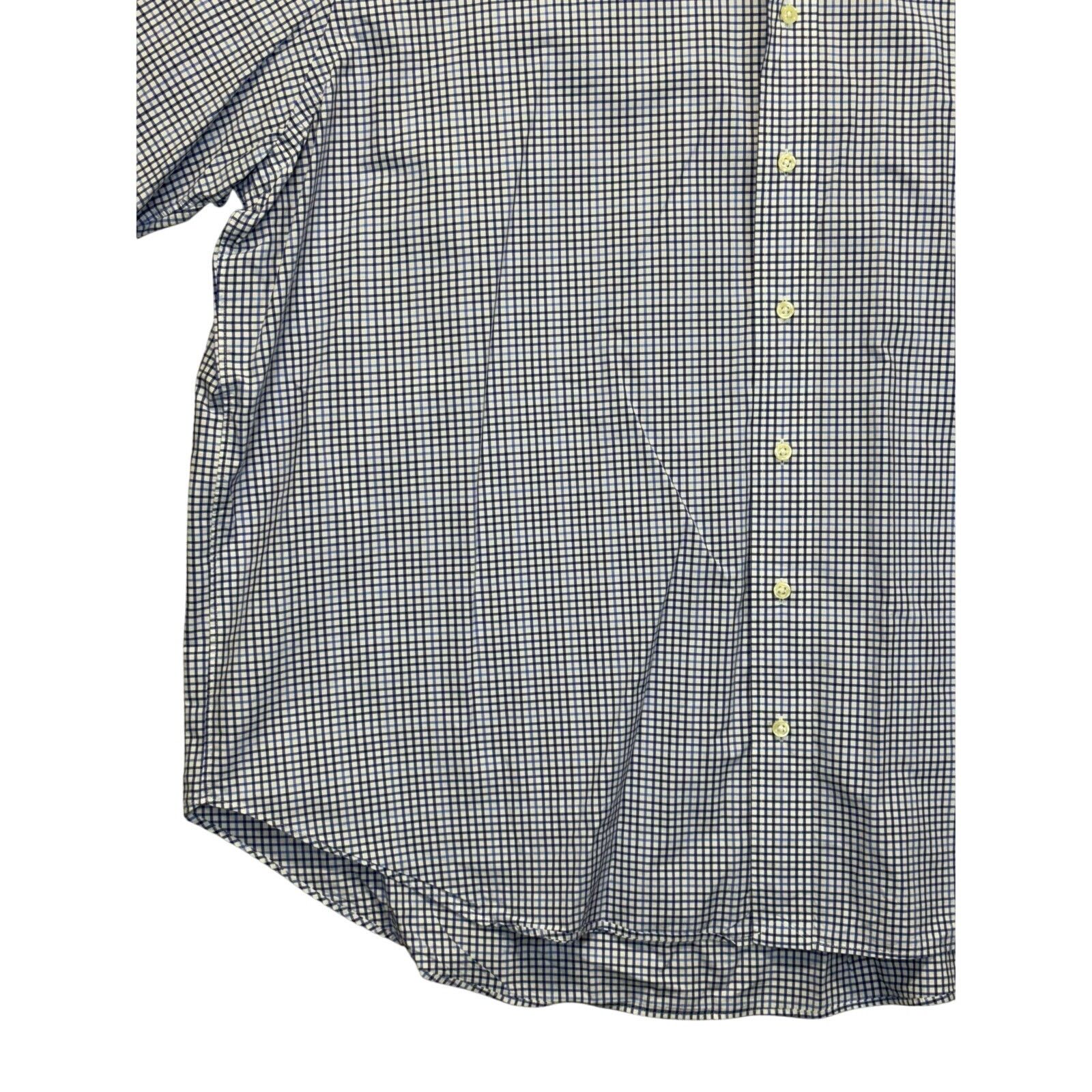 Polo Ralph Lauren Ralph Lauren Men’s 2XB Blue Plaid Short Sleeve Button Down Size US XXL / EU 58 / 5 - 10 Thumbnail