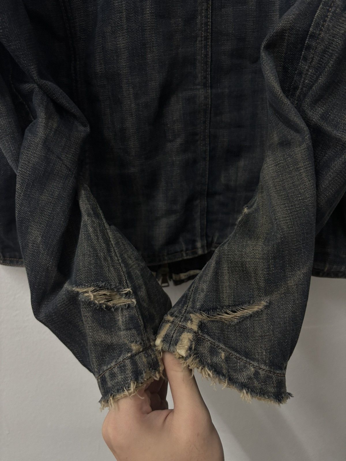 Levi's Paul Smith Collection Denim Jacket Vintage Faded/Distressed Size US L / EU 52-54 / 3 - 6 Thumbnail