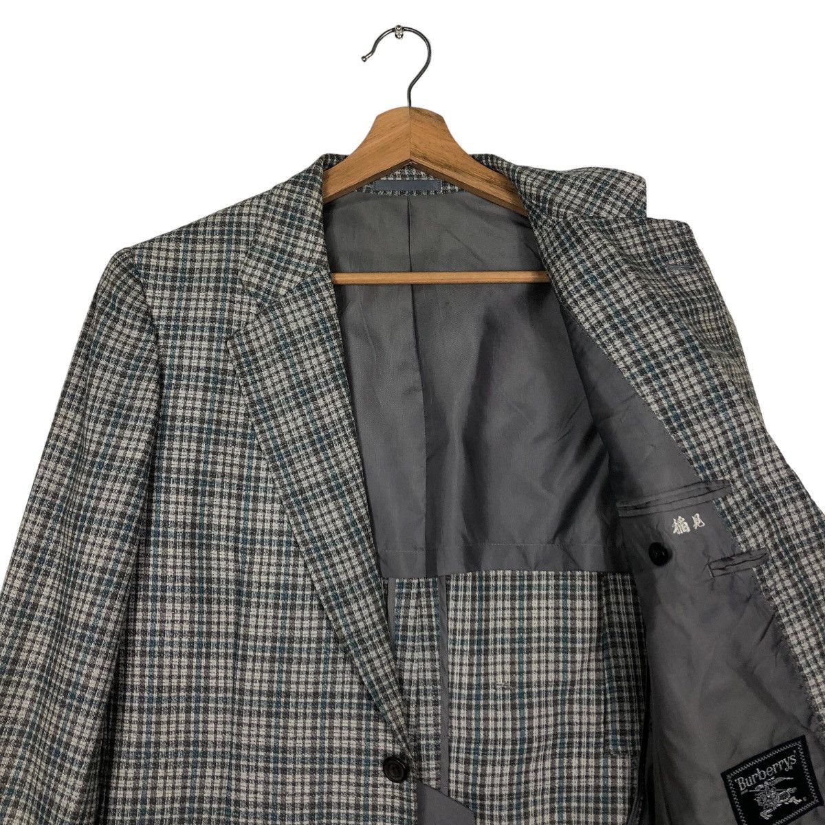 Burberry 🔥Vintage Burberrys Nova Check Tartan Design Double Breast Size US M / EU 48-50 / 2 - 12 Thumbnail