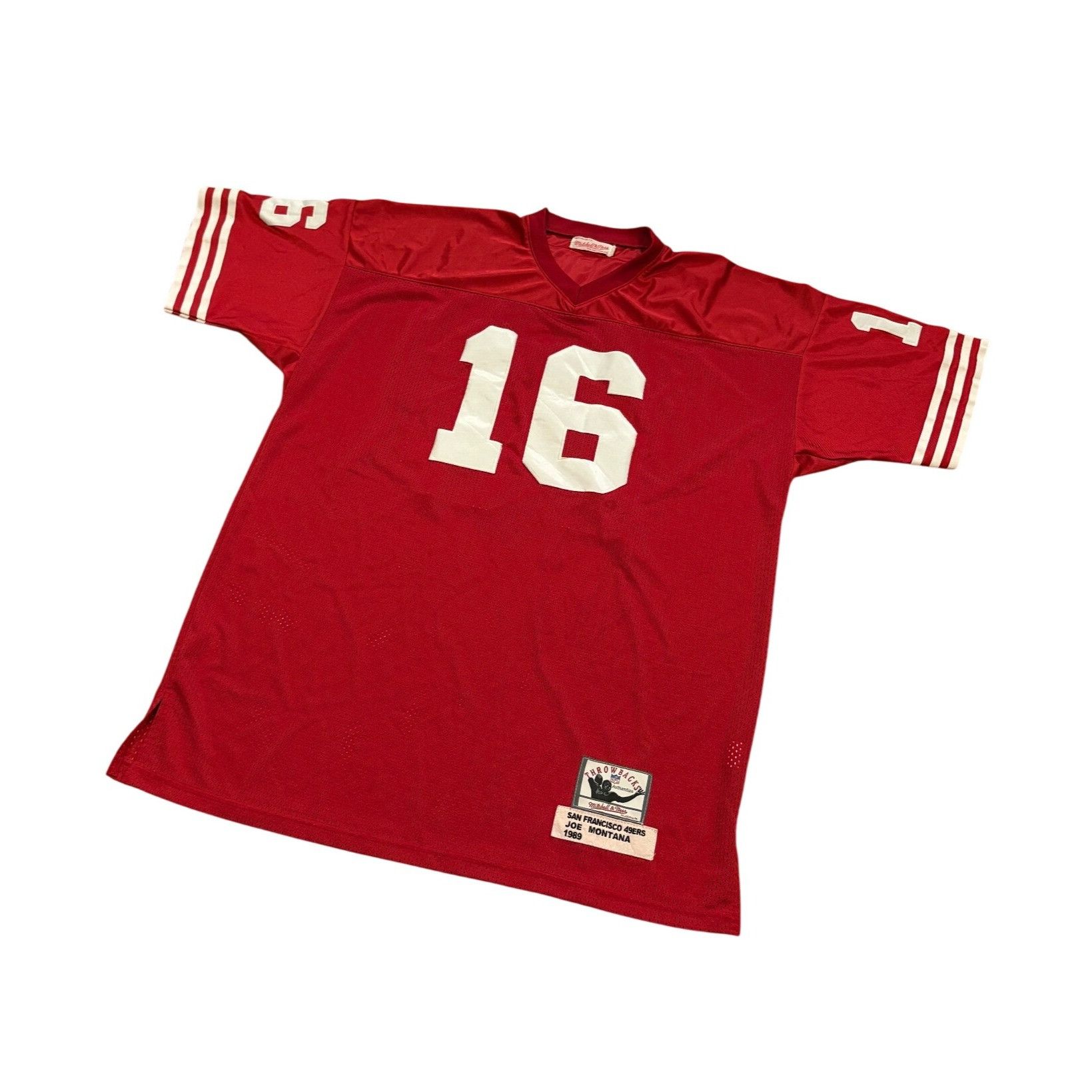 Mitchell & Ness Mitchell & Ness 1989 San Francisco 49ers Joe Montana #16 NFL Size US XXL / EU 58 / 5 - 4 Thumbnail