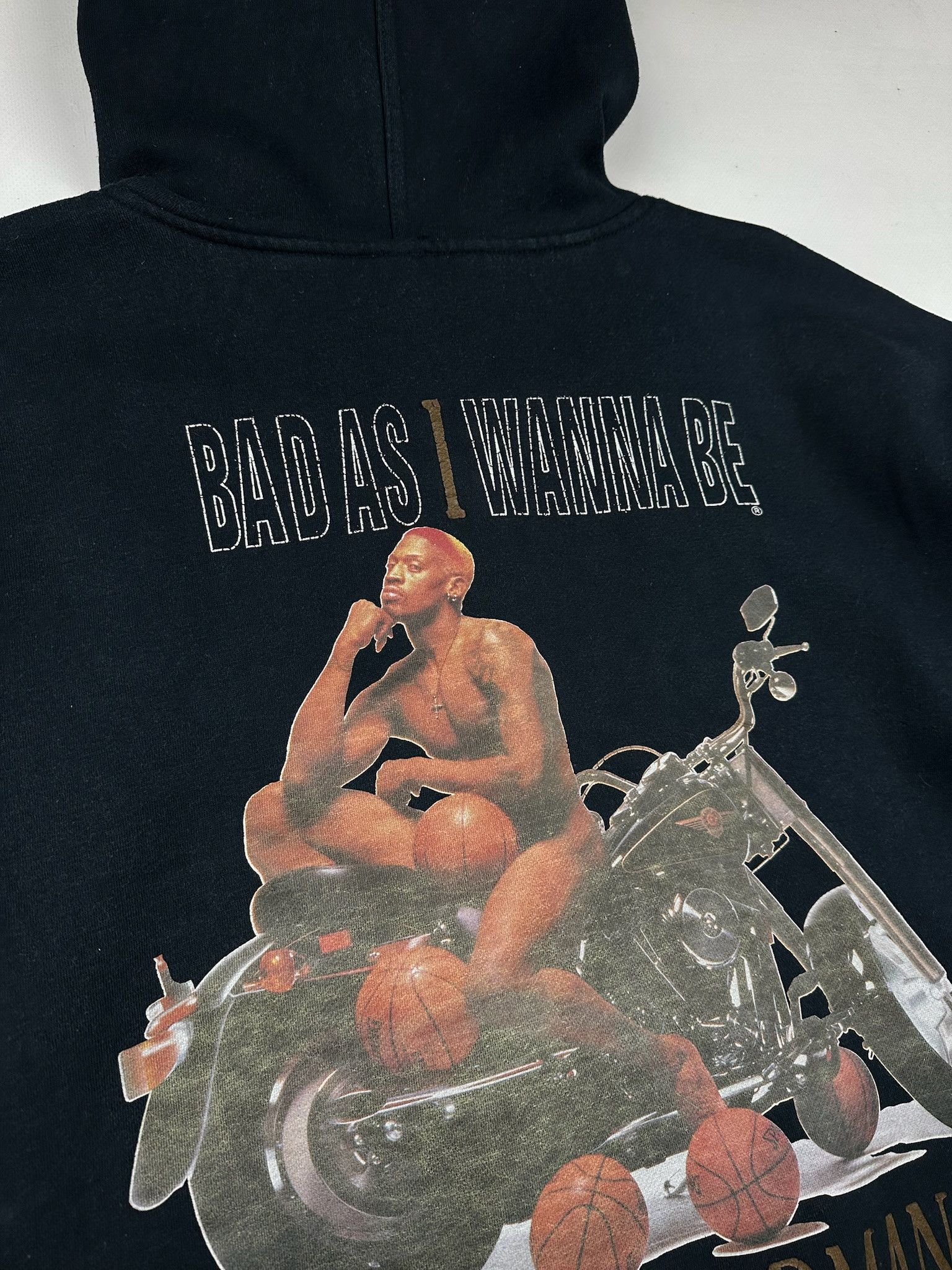 Vintage Vintage Dennis Rodman Hoodie vlone style Size US XL / EU 56 / 4 - 5 Thumbnail