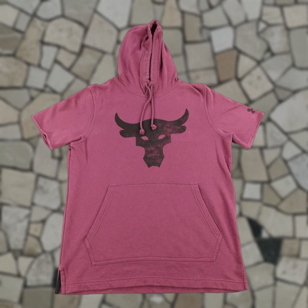 Under Armour Under Armour Hoodie Mens Small Red Project Rock Short Sleeve Bull Gym Size US S / EU 44-46 / 1 - 1 Thumbnail