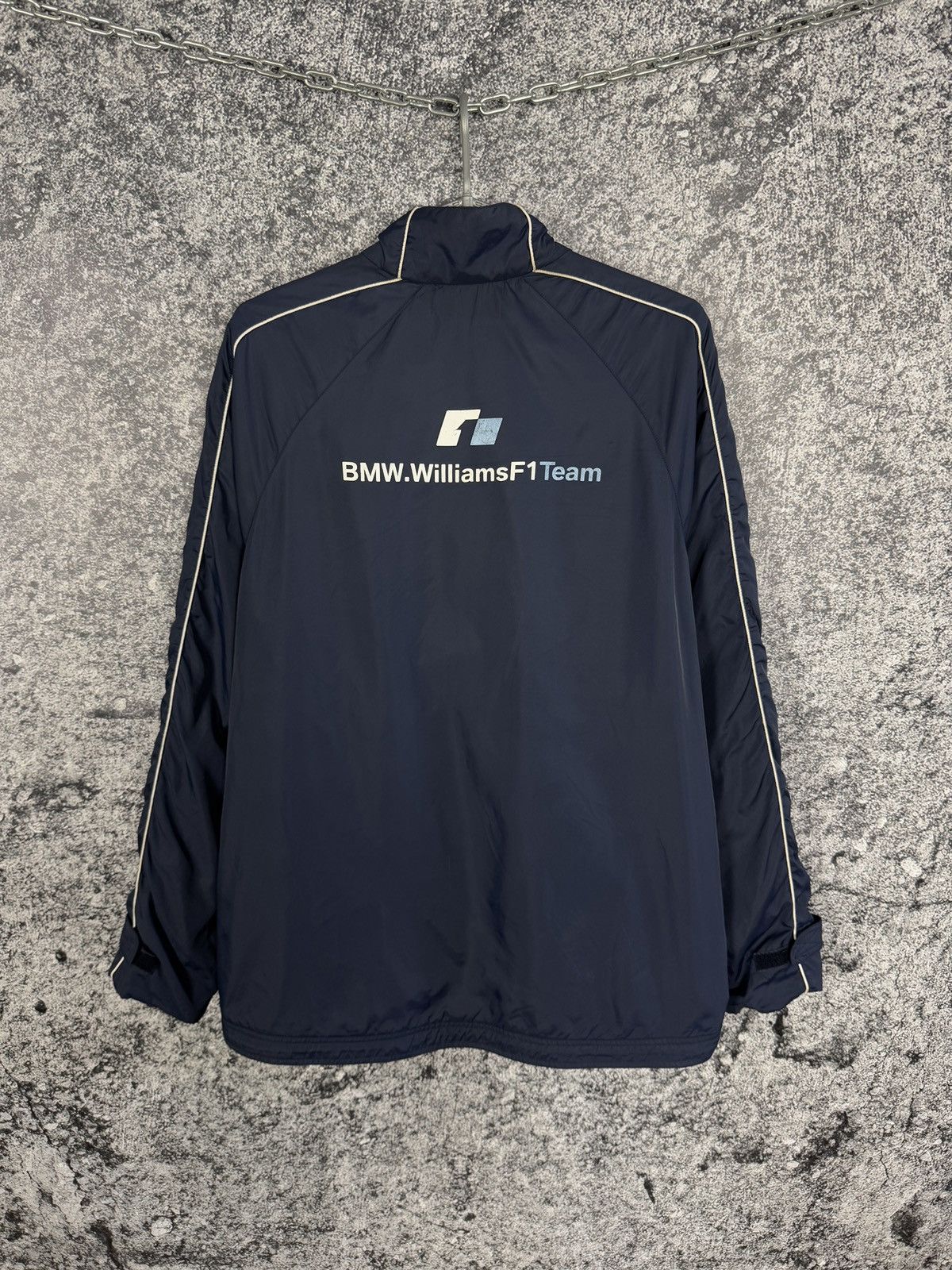 BMW BMW Williams F1 Team Nylon Racing Jacket Vintage Moto XL Size US XL / EU 56 / 4 - 13 Thumbnail