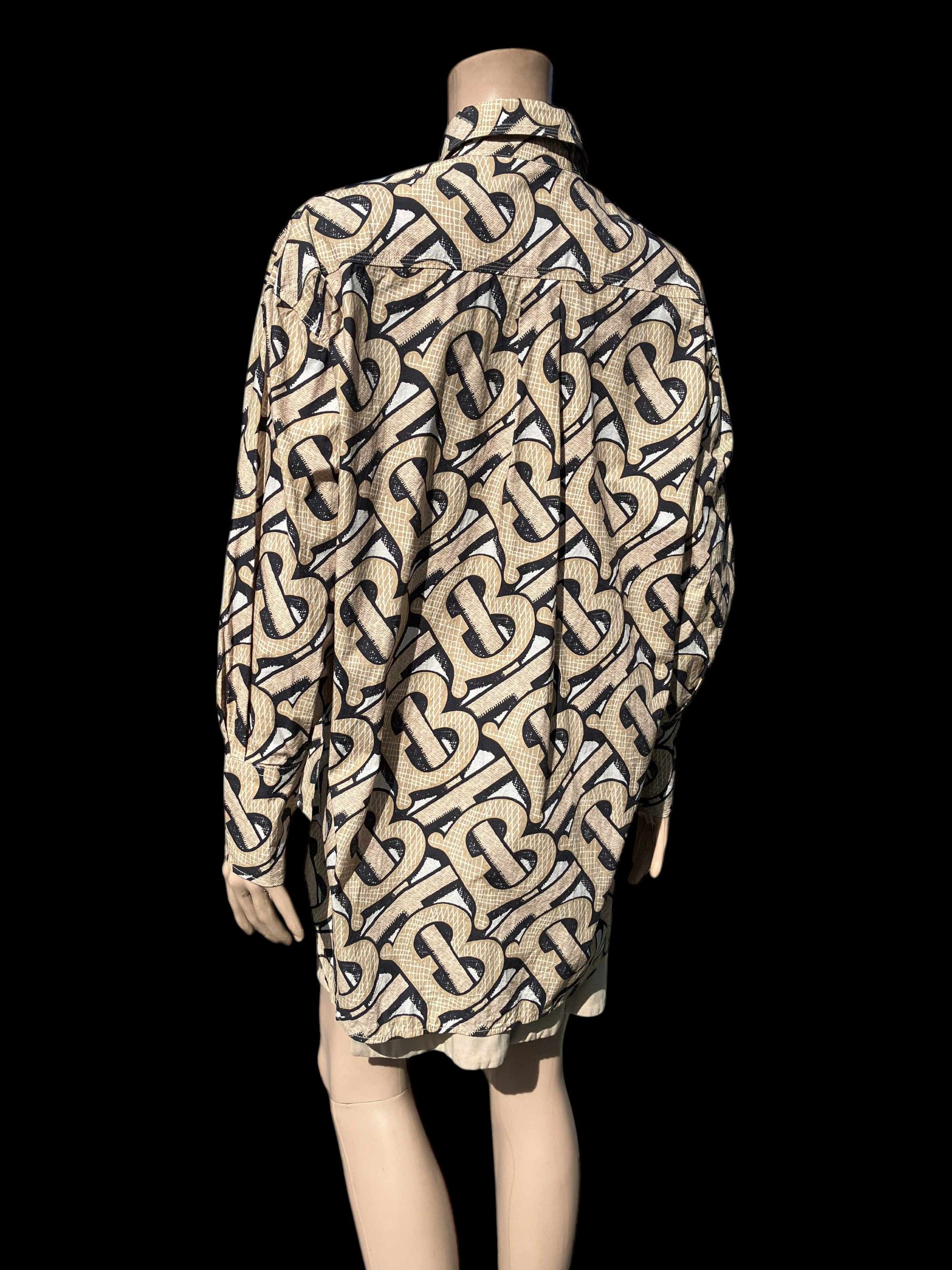 Burberry Burberry London Monogram Long Sleeve Shirt Button-Up Cotton Size XS / US 0-2 / IT 36-38 - 2 Thumbnail
