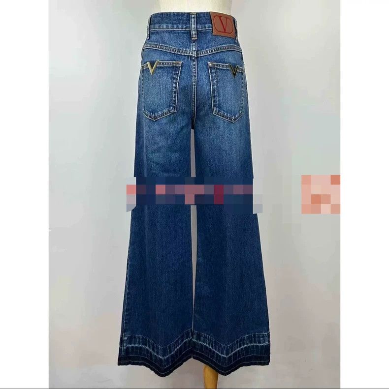 Valentino Valentino Casual jeans with a patterned hem pattern Size 24" / US 00 / IT 34 - 3 Thumbnail