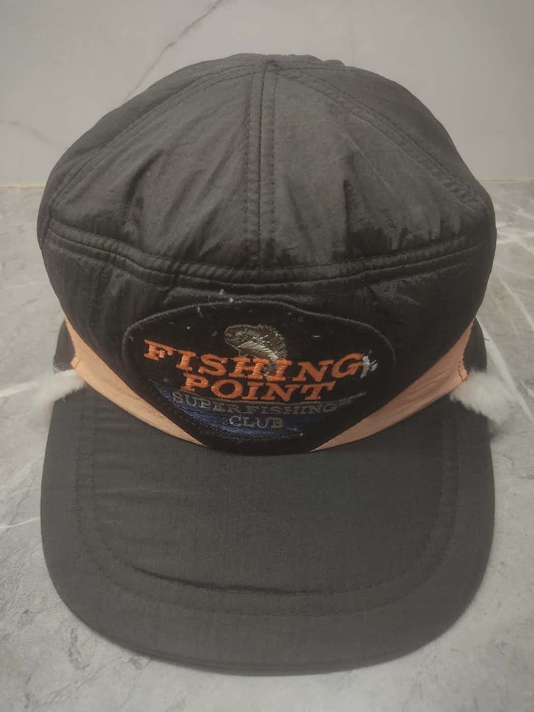 Japanese Brand Vintage Fishing Point Earflap Cap Hat Size ONE SIZE - 2 Thumbnail