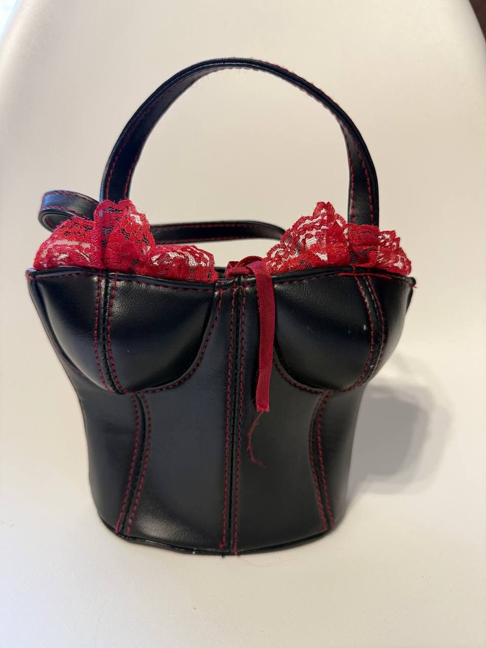 If Six Was Nine Vintage y2k Corset Purses hand bags Opium Avantgarde Bag Size ONE SIZE - 2 Thumbnail