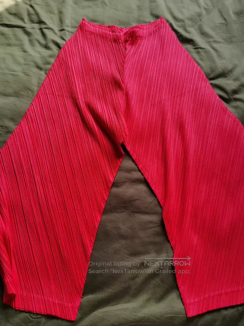 Issey Miyake Issey Miyake size:3 Ruched Irregular Pants Size 31" - 4 Thumbnail