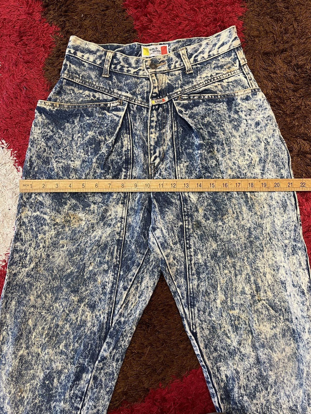 Japanese Brand Jeans Gold Rush Distressed Denim Size 28’ Size US 28 / EU 44 - 10 Thumbnail