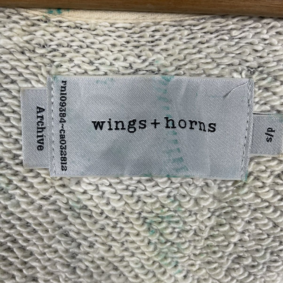 Wings + Horns Wings + Horns Zipper Hoodie Size US S / EU 44-46 / 1 - 17 Thumbnail