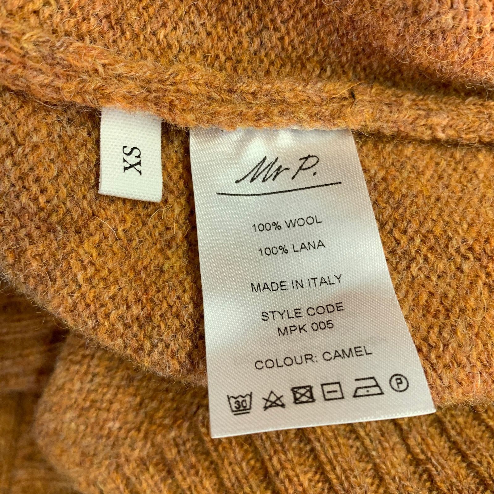 Other MR. PORTER Size XS Orange Camel Wool Crew Neck Sweater Size US XS / EU 42 / 0 - 6 Thumbnail