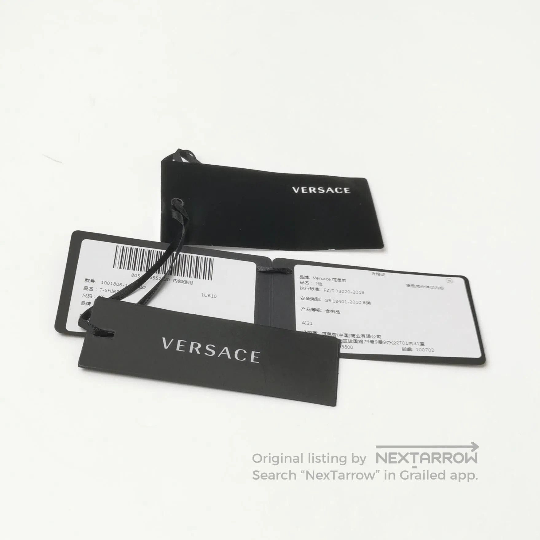 Versace Versace XS Cotton Logo Crew Neck T-Shirt. Size US XS / EU 42 / 0 - 2 Thumbnail