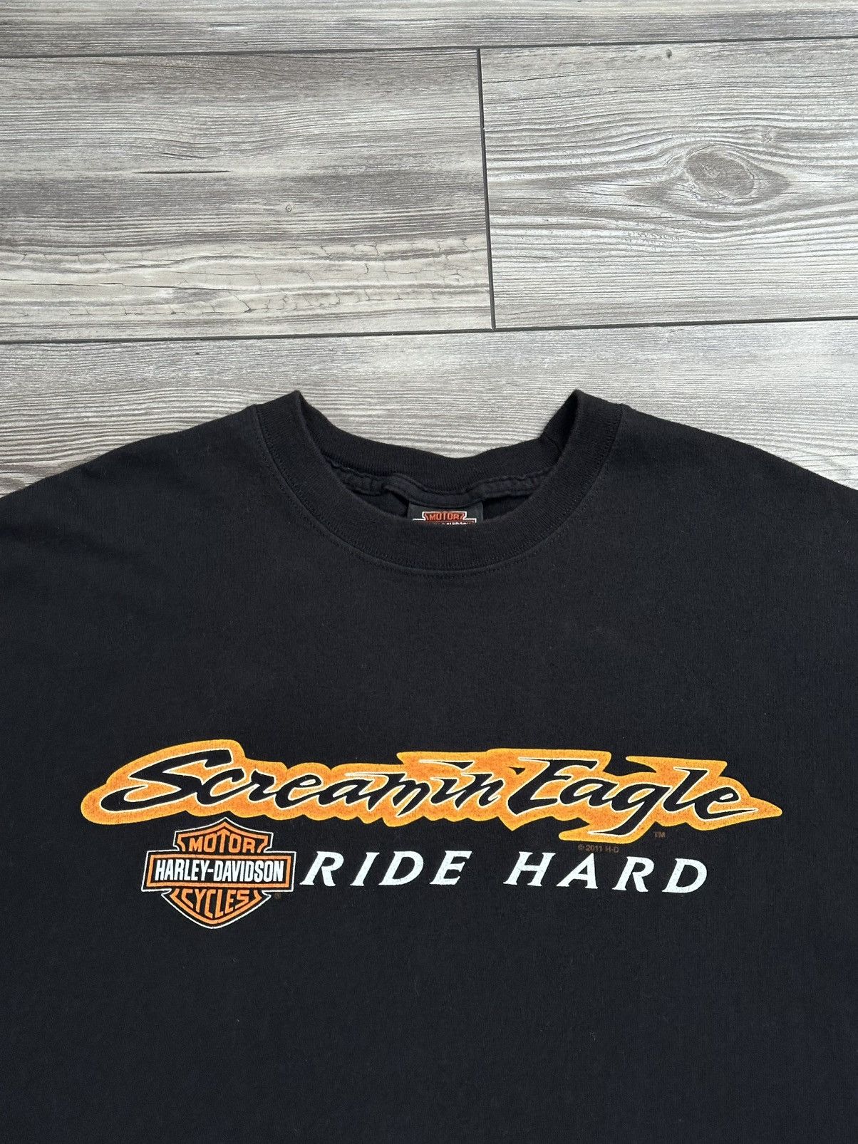 Harley Davidson Harley Davidson Screamin’ Eagle T Shirt Size US XL / EU 56 / 4 - 3 Thumbnail