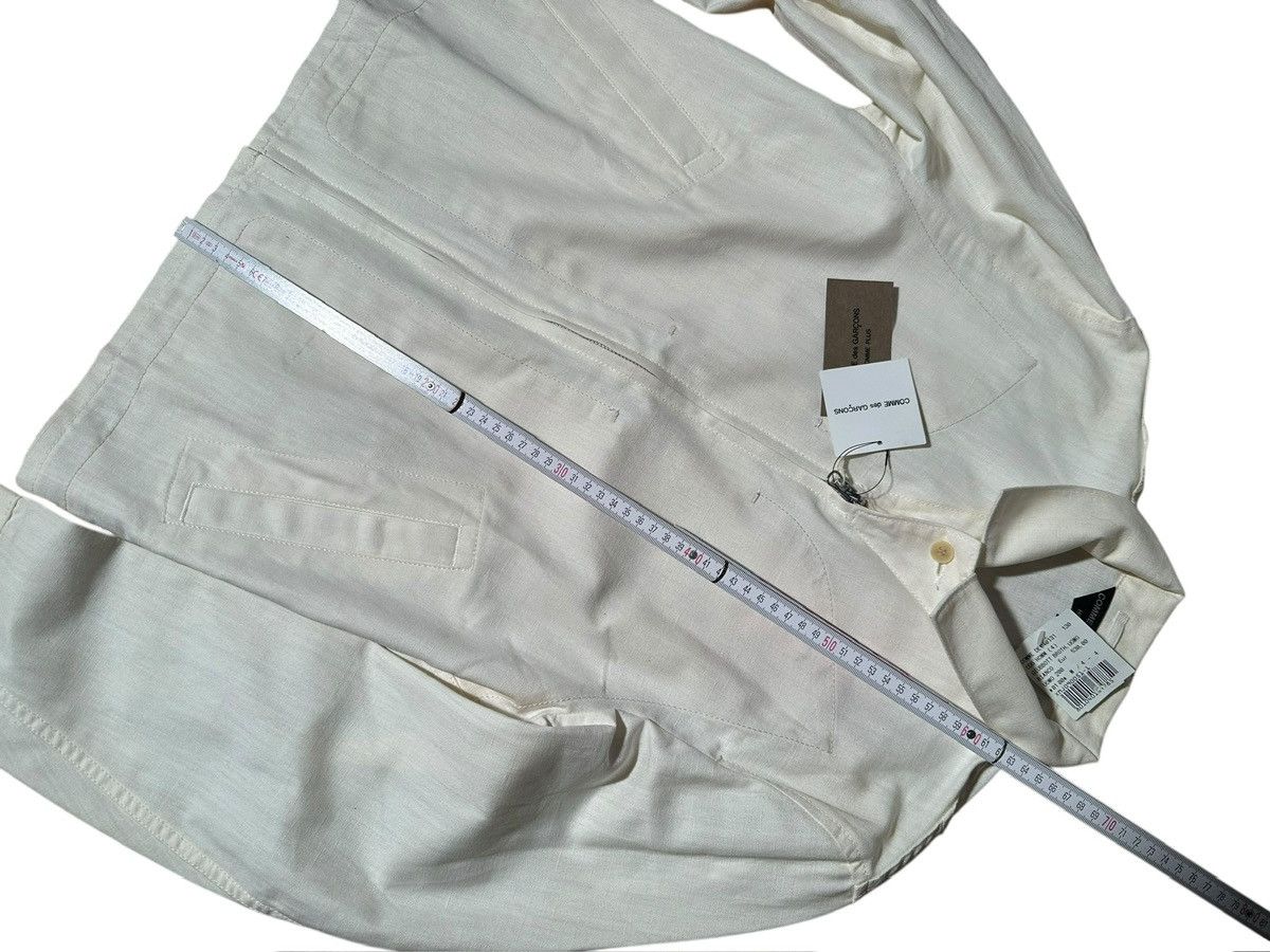 Comme des Garcons Homme Plus COMME des GARÇONS HOMME PLUS AW 2004 Ivory Hemp Work Jacket Size US M / EU 48-50 / 2 - 13 Thumbnail