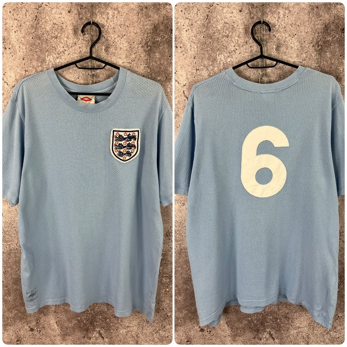 Umbro Umbro England Retro Replicas 70’s Vintage T-Shirt Size XL Size US XL / EU 56 / 4 - 1 Thumbnail