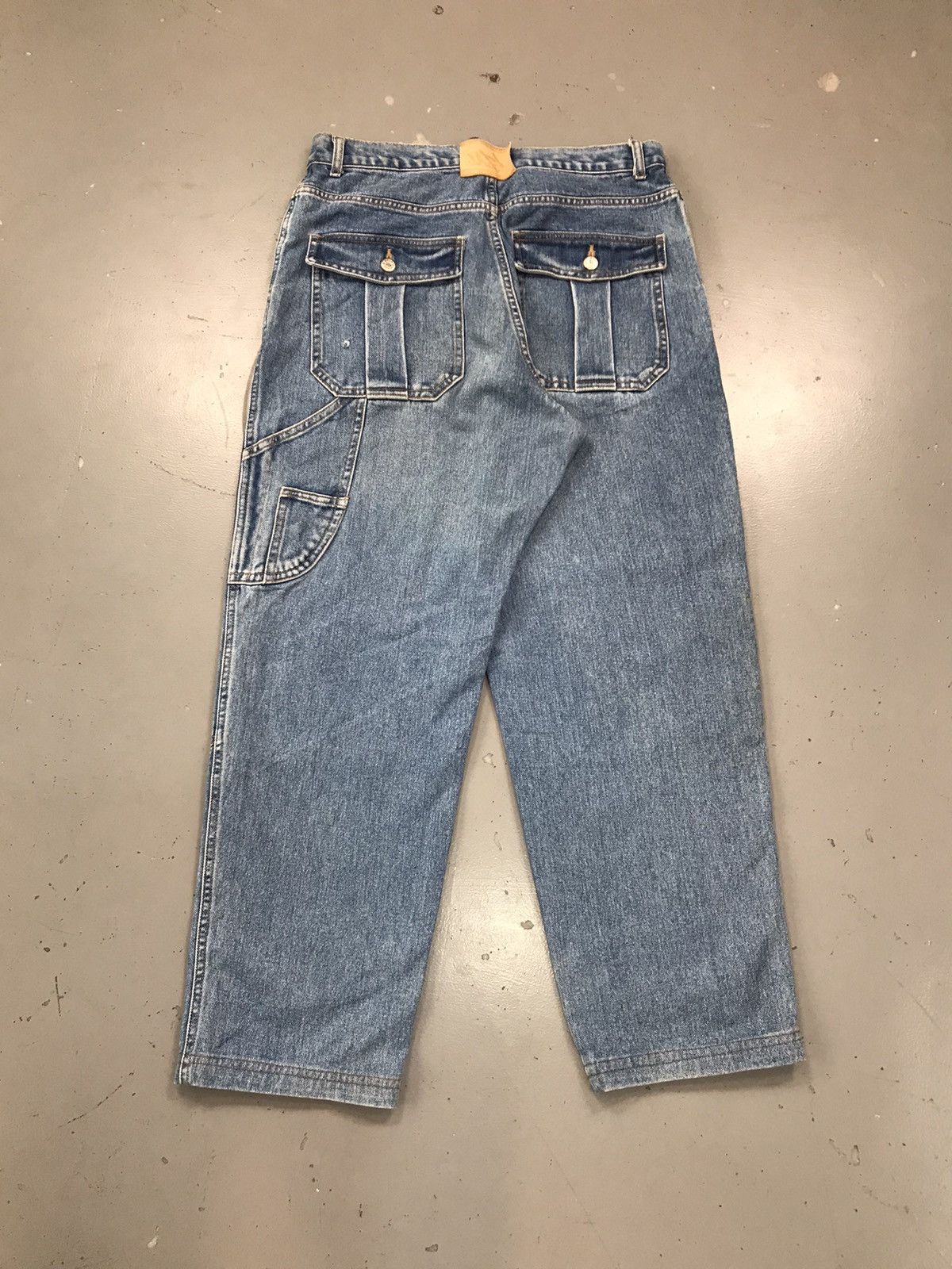 JNCO × Southpole × Vintage Vintage majah flavah double knee denim Size US 30 / EU 46 - 9 Thumbnail