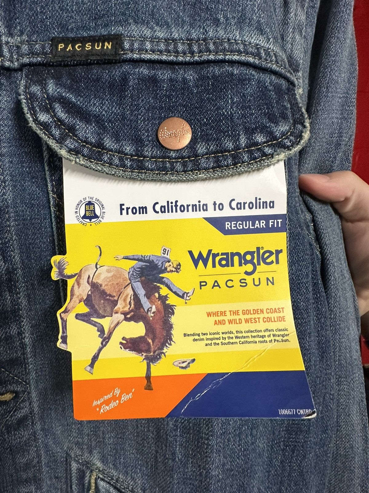 Wrangler Wrangler X Pacsun denim trucker jacket Size US S / EU 44-46 / 1 - 7 Thumbnail