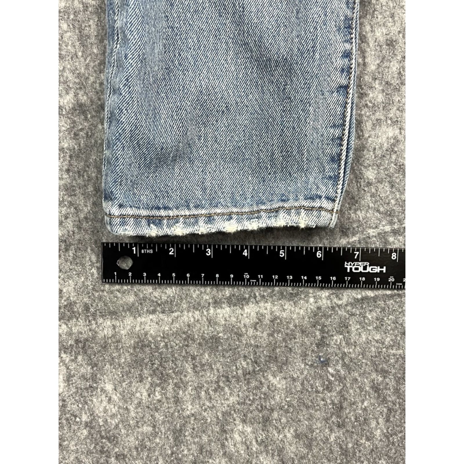 Levi's Levi's 501 CT Jeans Mens/Womens Distressed Blue Denim 28x32 Size 28" / US 6 / IT 42 - 3 Thumbnail
