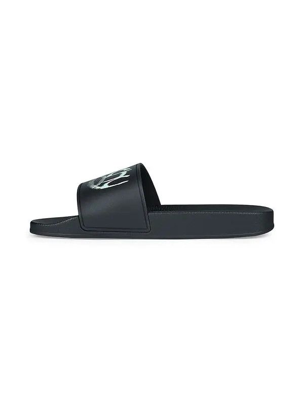 Givenchy o1srvl11e0724 Slide Sandals In Rubber in Black Size US 6 / EU 39 - 2 Thumbnail