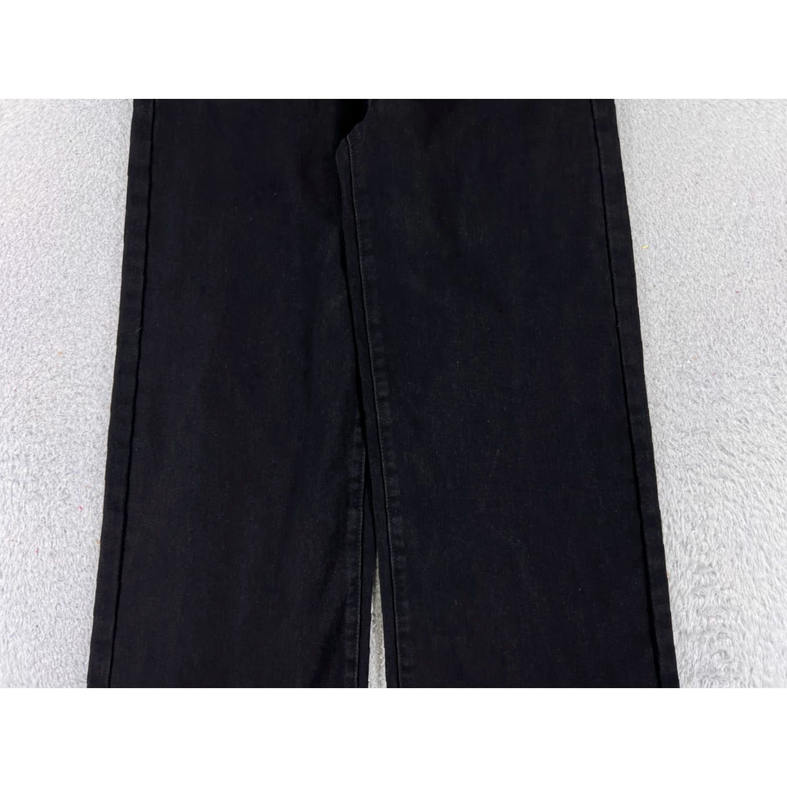 Shein SheIn Jeans Pants Womens XS Black Denim Wide-Leg High Rise 24x33 5-Pocket Design Medium Wash Cotton Cotton Slimming Comfortable 90s? Size 26" / US 2 / IT 38 - 3 Thumbnail