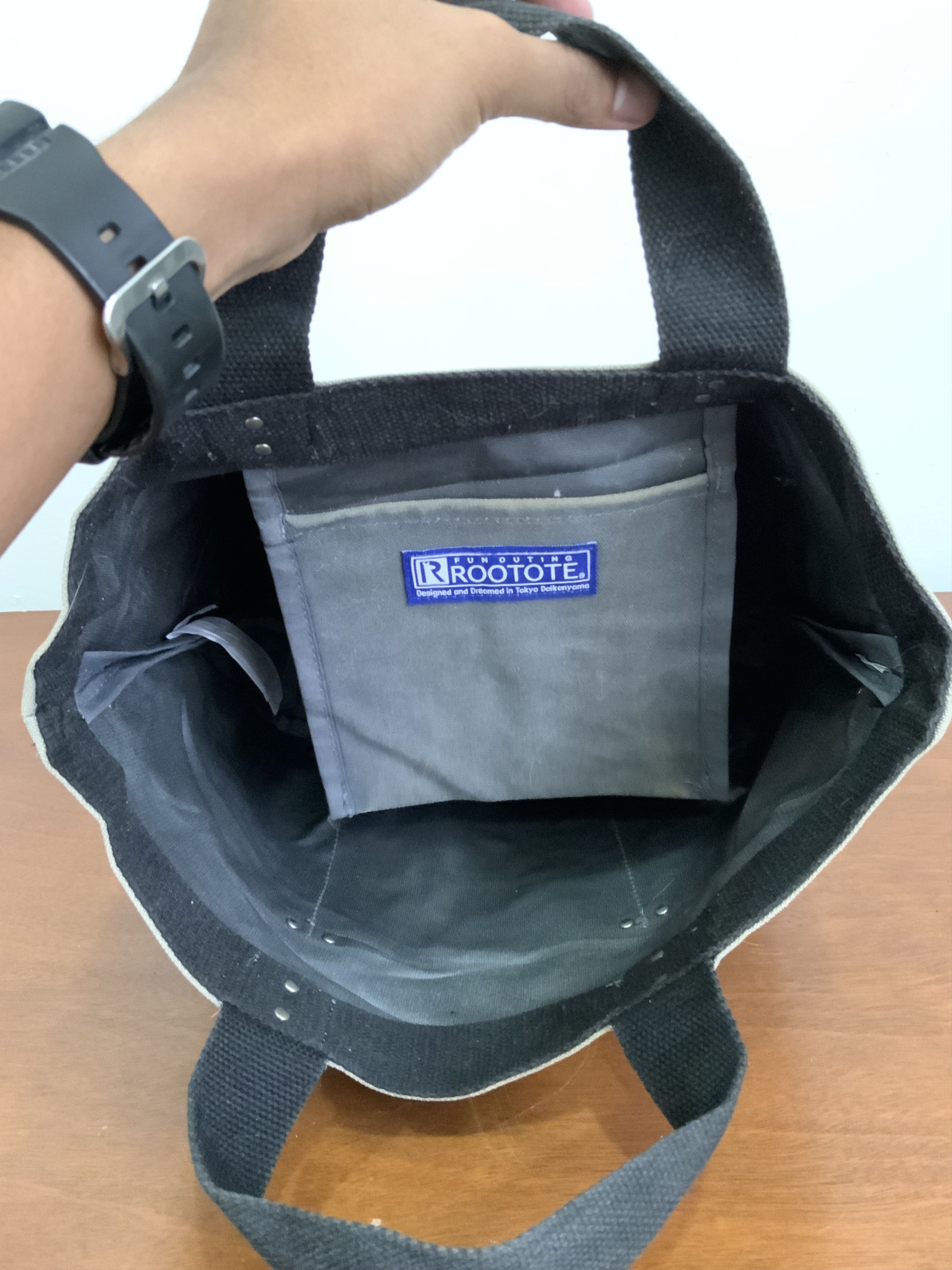Japanese Brand Vintage Fade Rootote Japan Tote Bag Size ONE SIZE - 8 Thumbnail