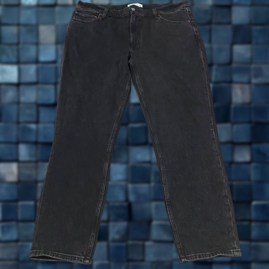 Abercrombie & Fitch Abercrombie & Fitch Jeans Womens Size 16 Skinny High Rise Dark Wash Black Denim Stretch 5-Pocket Size 25" / US 0 / IT 36 - 1 Thumbnail