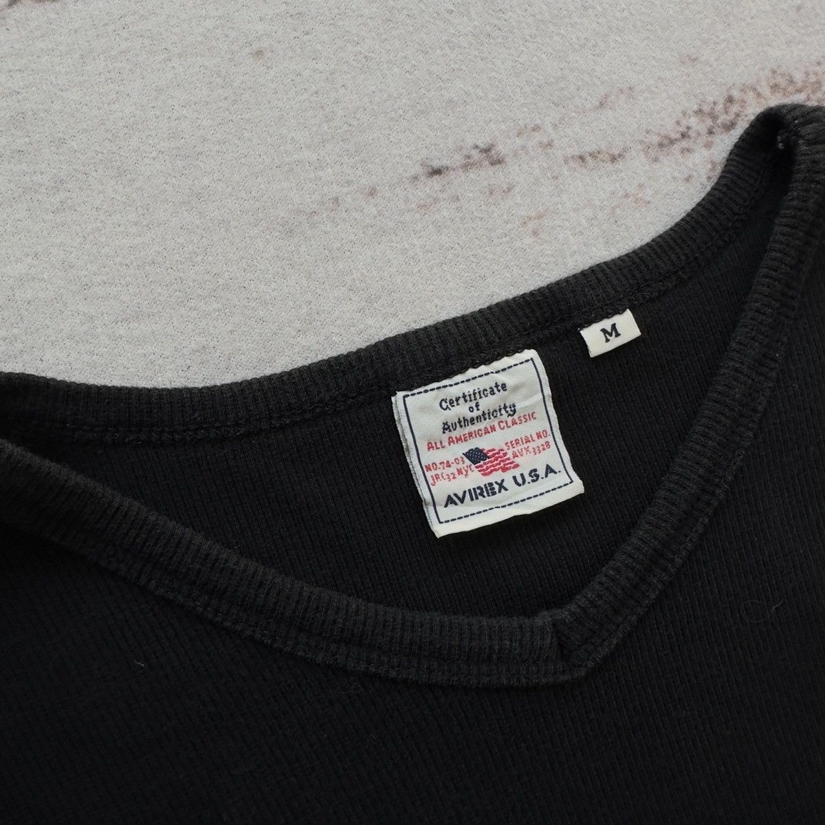 Avirex VINTAGE AVIREX PLAIN WAFFLE LONG SLEEVE Size US XS / EU 42 / 0 - 3 Thumbnail
