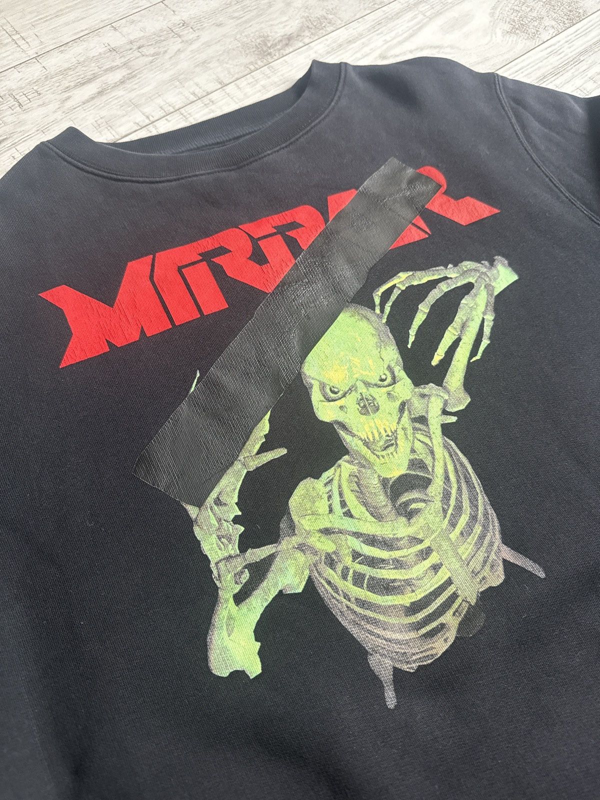 Off-White Off-White Mirror Skeleton Skull Sweatshirt crewneck 2017 Size US XXS / EU 40 - 3 Thumbnail