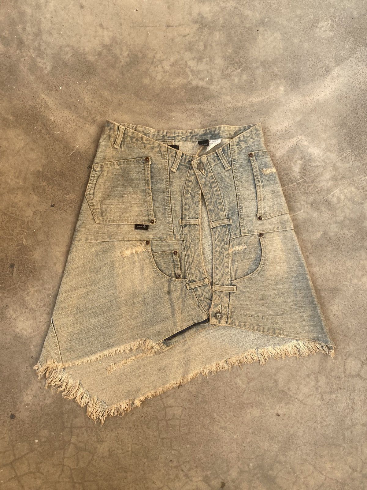 Von Dutch VON DUTCH DISTRESSED SKIRT Size 28" / US 6 / IT 42 - 1 Thumbnail