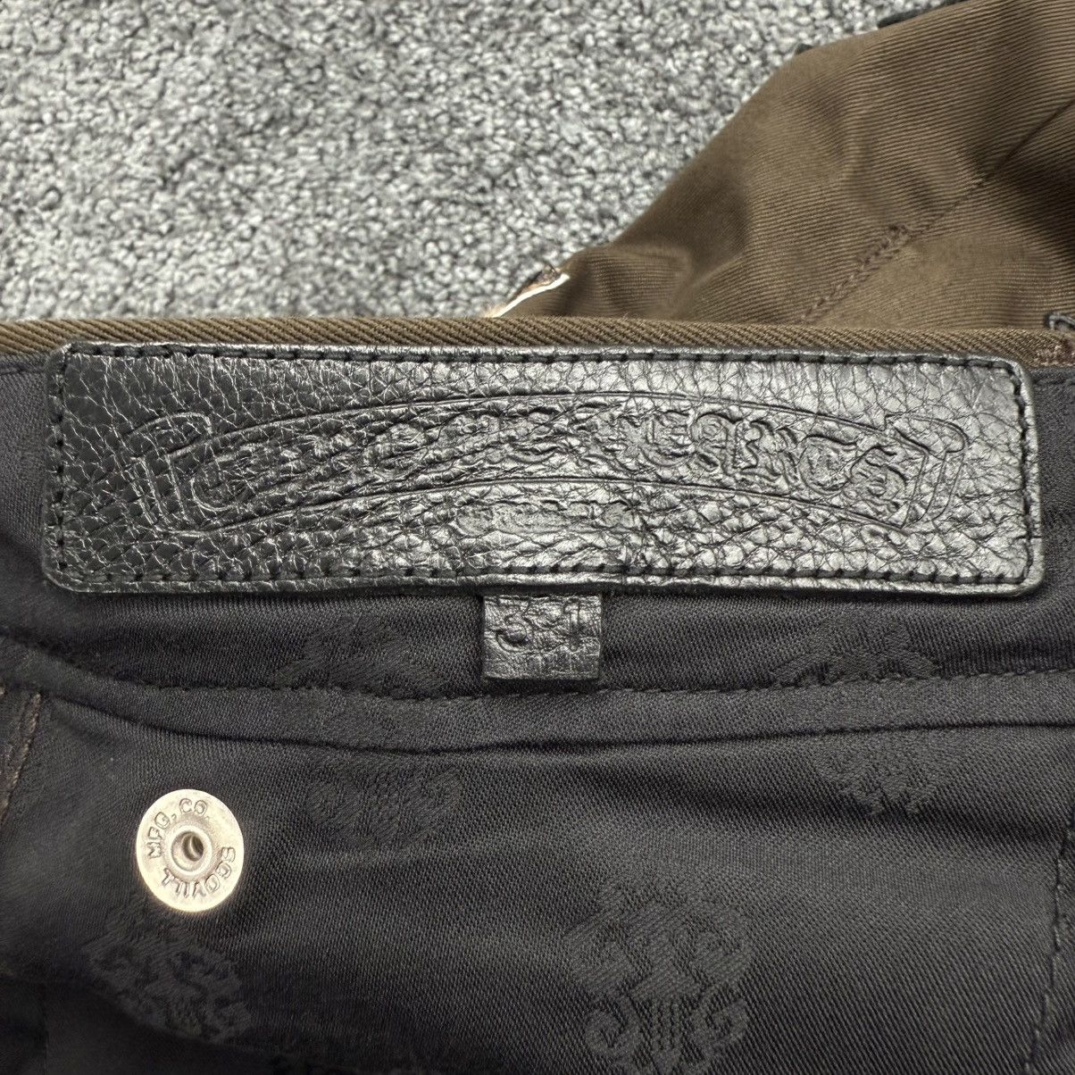 Chrome Hearts Chrome Hearts Brown Chino Cheetah Leopard Patches Size US 31 - 15 Thumbnail