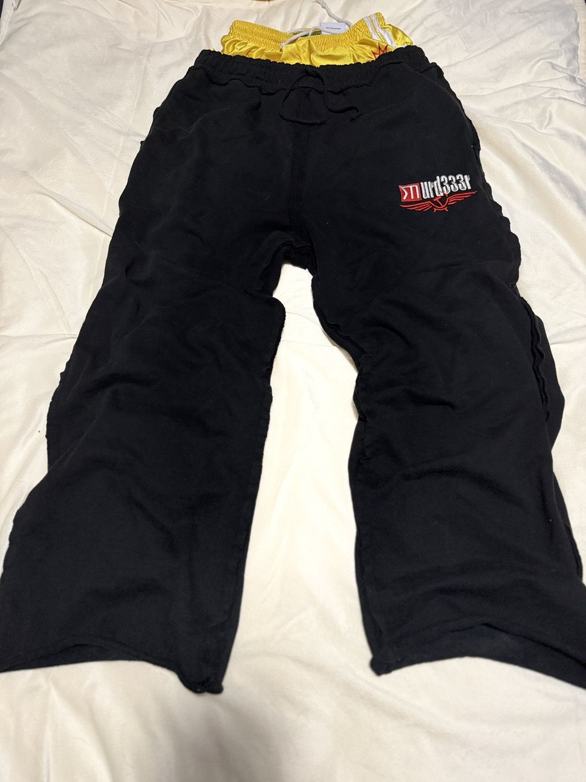 Greedy Unit × murd333r.fm Greedy Unit X Murd33r FM Sweatpants Size US 34 / EU 50 - 1 Thumbnail
