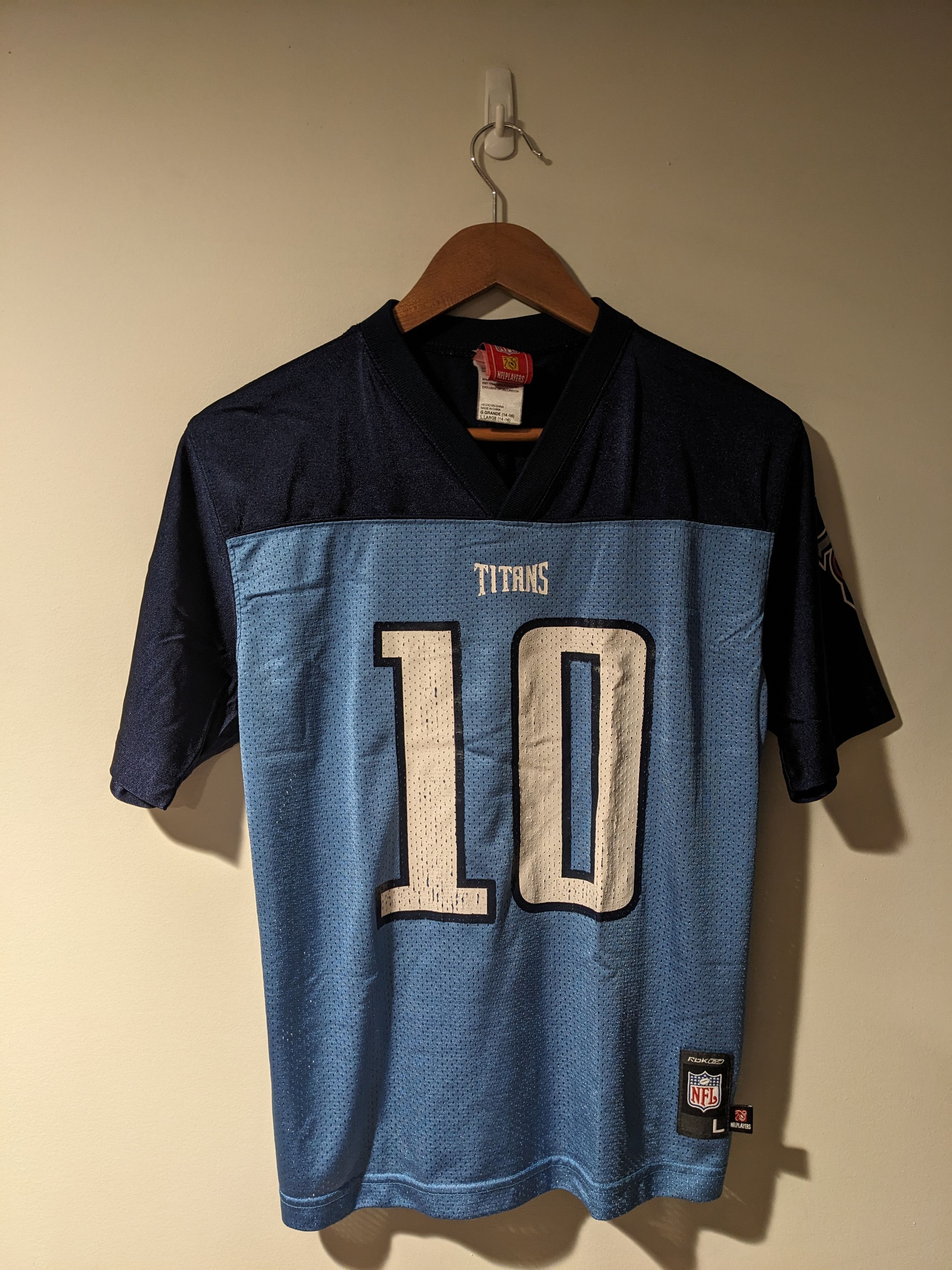NFL × Vintage Vintage Vince Young Tennessee Titans NFL Youth Jersey Size US L / EU 52-54 / 3 - 6 Thumbnail