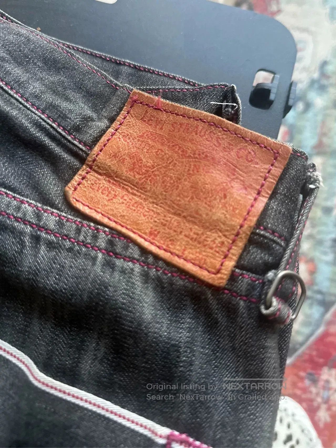 Hiroshi Fujiwara Fenom Levis Fragment 9" Black Jeans. Size US 32 / EU 48 - 8 Thumbnail