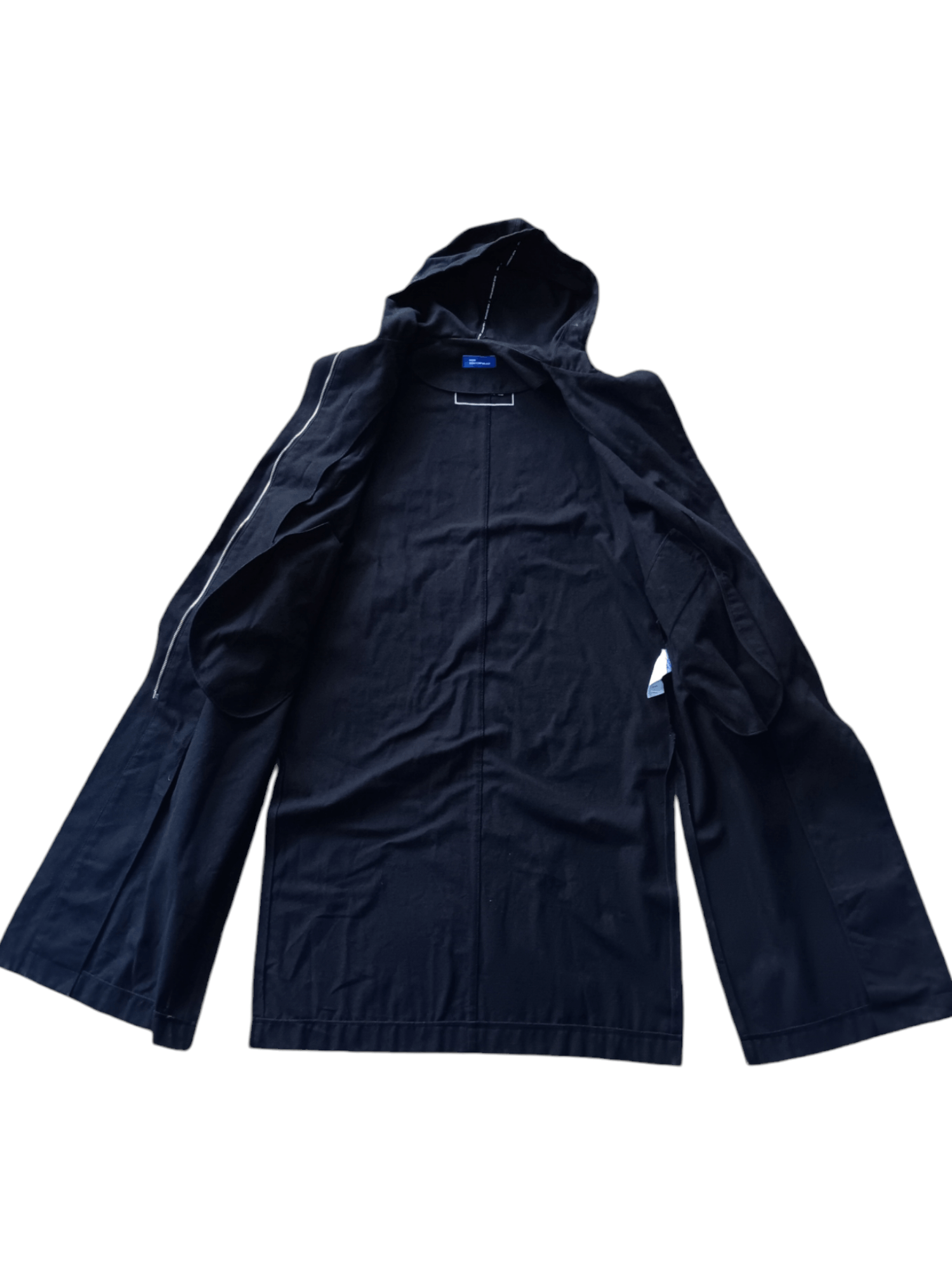Japanese Brand 🙏24H DELETE🙏Noir contemporain hooded coat jacket Size US M / EU 48-50 / 2 - 11 Thumbnail