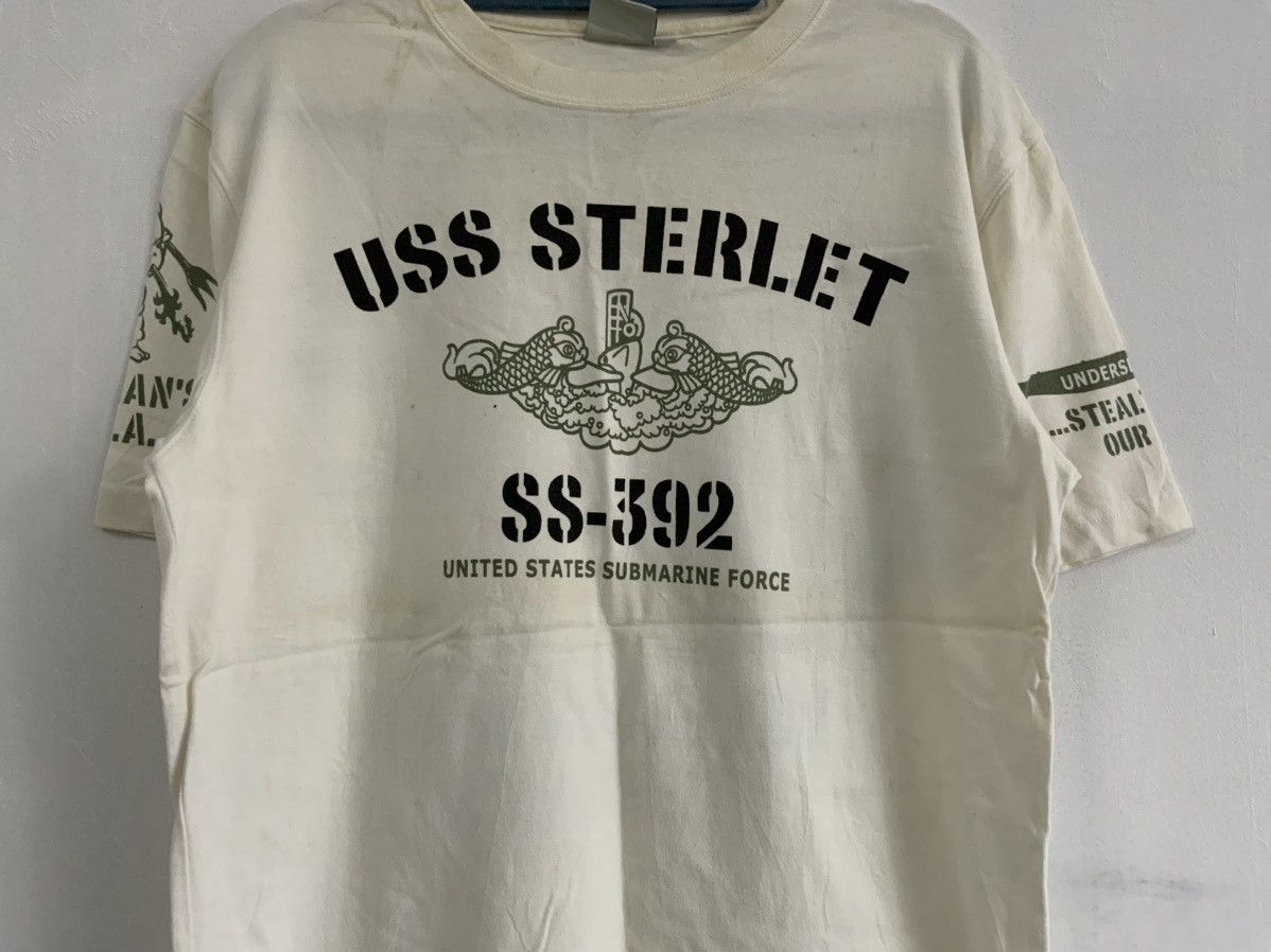 Tedman Vintage Tedman Loopwheel Rusty Stain USS Sterlet Tee Size US M / EU 48-50 / 2 - 4 Thumbnail