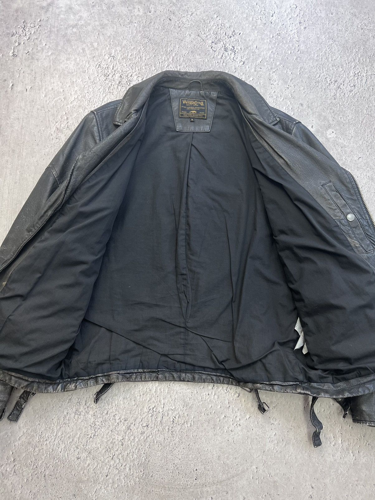 Other VINTAGE ARCHIVE BIKER MOTO 00s leather JACKET Size US M / EU 48-50 / 2 - 7 Thumbnail