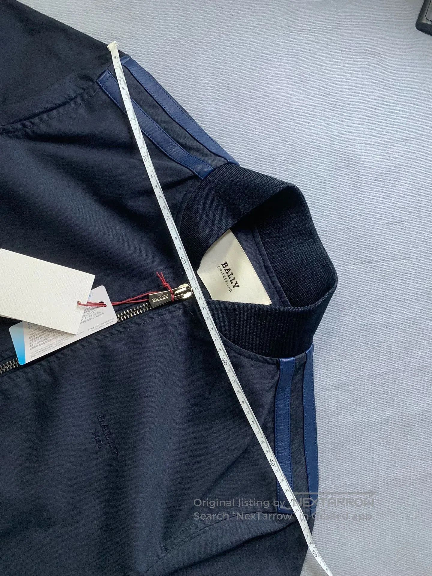 Bally BALLY Dark Blue Coach Jacket. Size US M / EU 48-50 / 2 - 8 Thumbnail