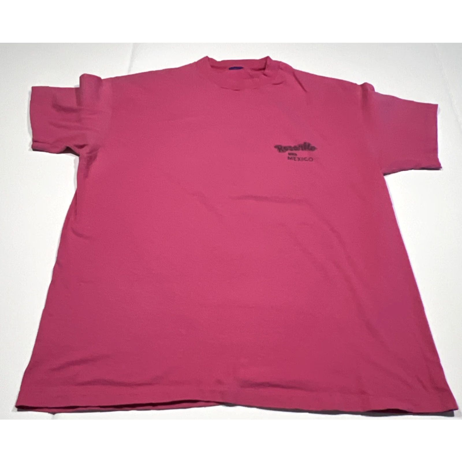 Paradise VINTAGE XL Cats Another Shi*** Day In Paradise Rosarito Beach Mexico Pink Shirt Size US XL / EU 56 / 4 - 7 Thumbnail