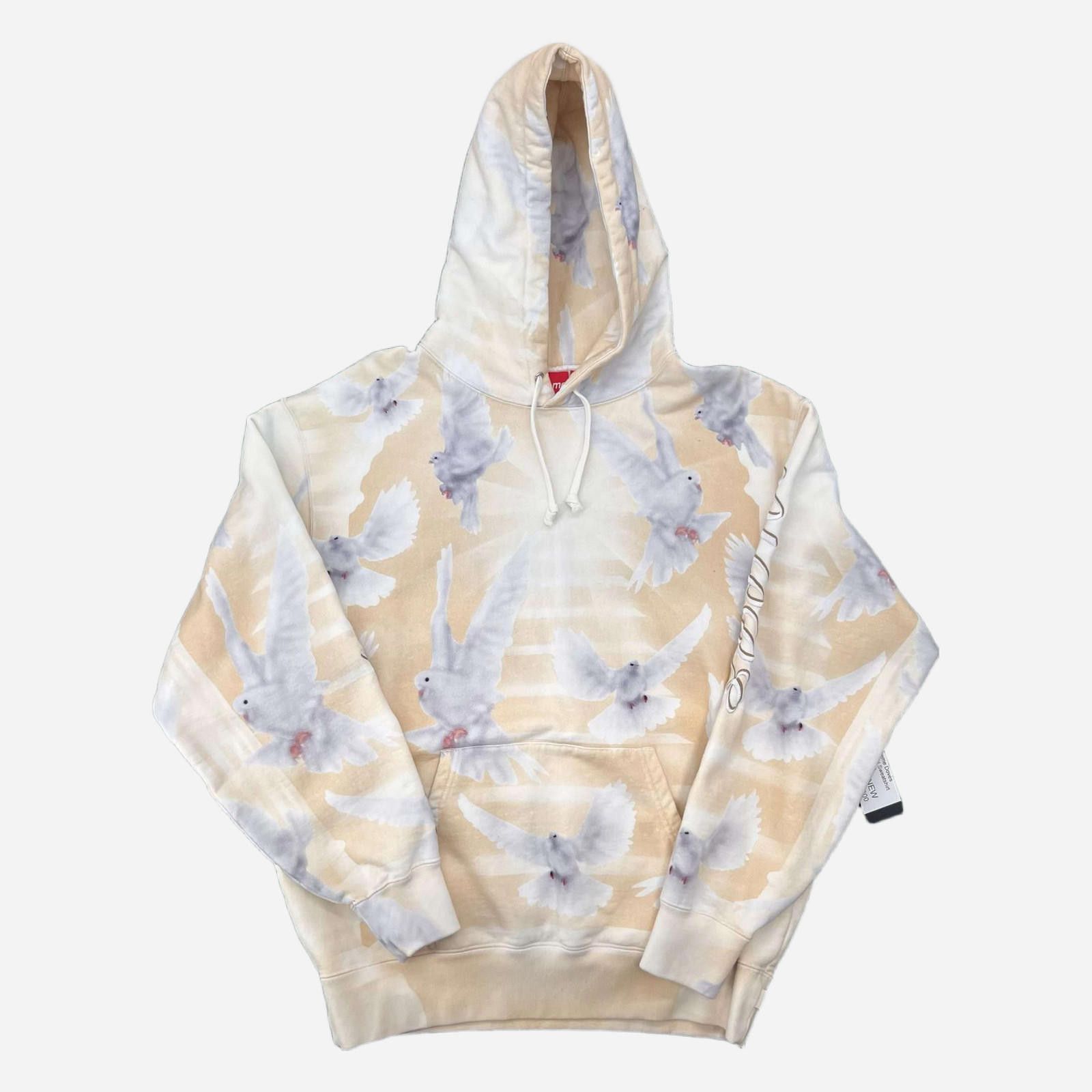Supreme Supreme Doves Hooded Sweatshirt Tan SS22 Size US M / EU 48-50 / 2 - 1 Thumbnail