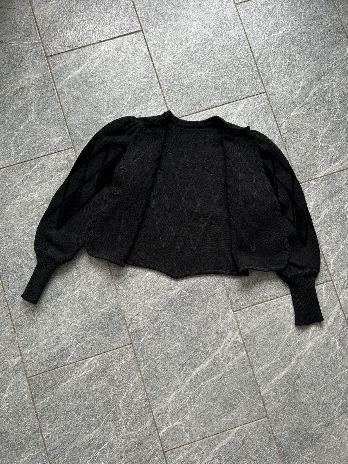 Chanel Archive vintage sweater Austrian astrifa wool cardigan 90s Size S / US 4 / IT 40 - 15 Thumbnail