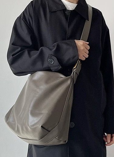 Japanese Brand Retro fashion faux leather messenger bag shoulder bag Size ONE SIZE - 2 Thumbnail