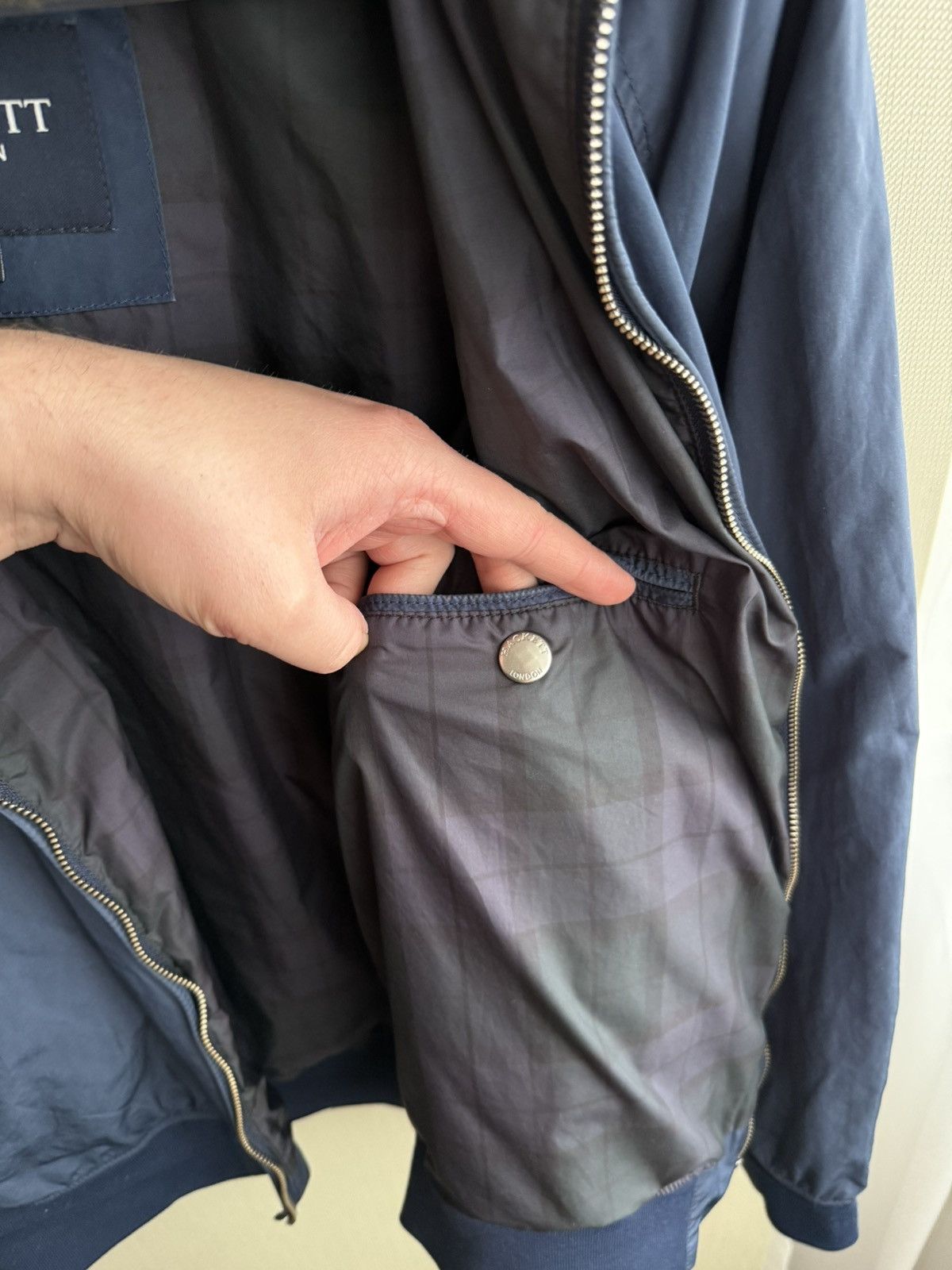 Hackett Hackett London Men's Nylon Light Jacket Windbreaker Size S Size US S / EU 44-46 / 1 - 8 Thumbnail