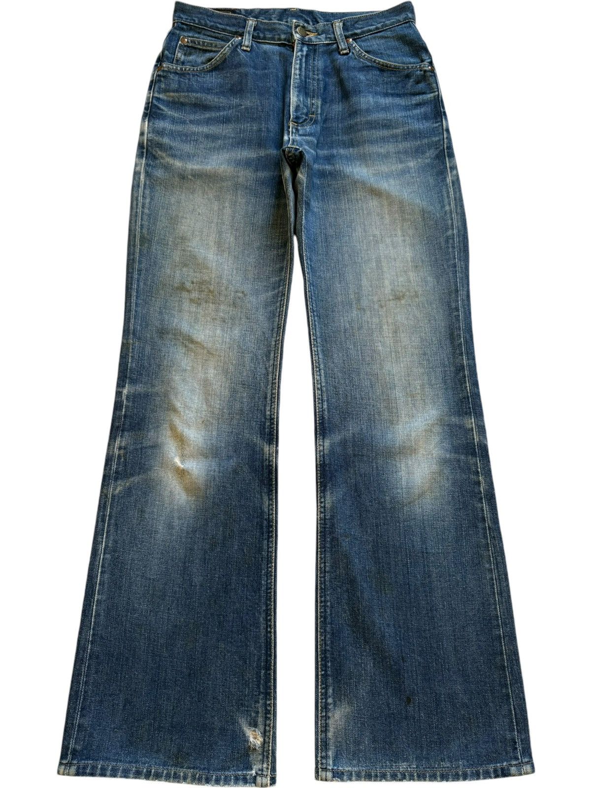 Japanese Brand × Lee Vintage Japanese Miss Lee Mud Wash Bootcut Jeans Size 29" - 1 Thumbnail