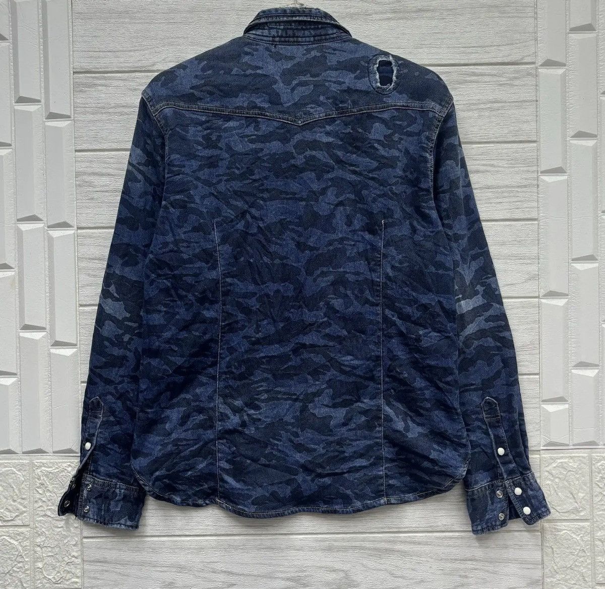 Comme des Garcons × Comme des Garcons SHIRT 🔥COMME DES GARCONS HOMME BORO PATCHWORK CAMO BUTTON SHIRT Size US S / EU 44-46 / 1 - 10 Thumbnail