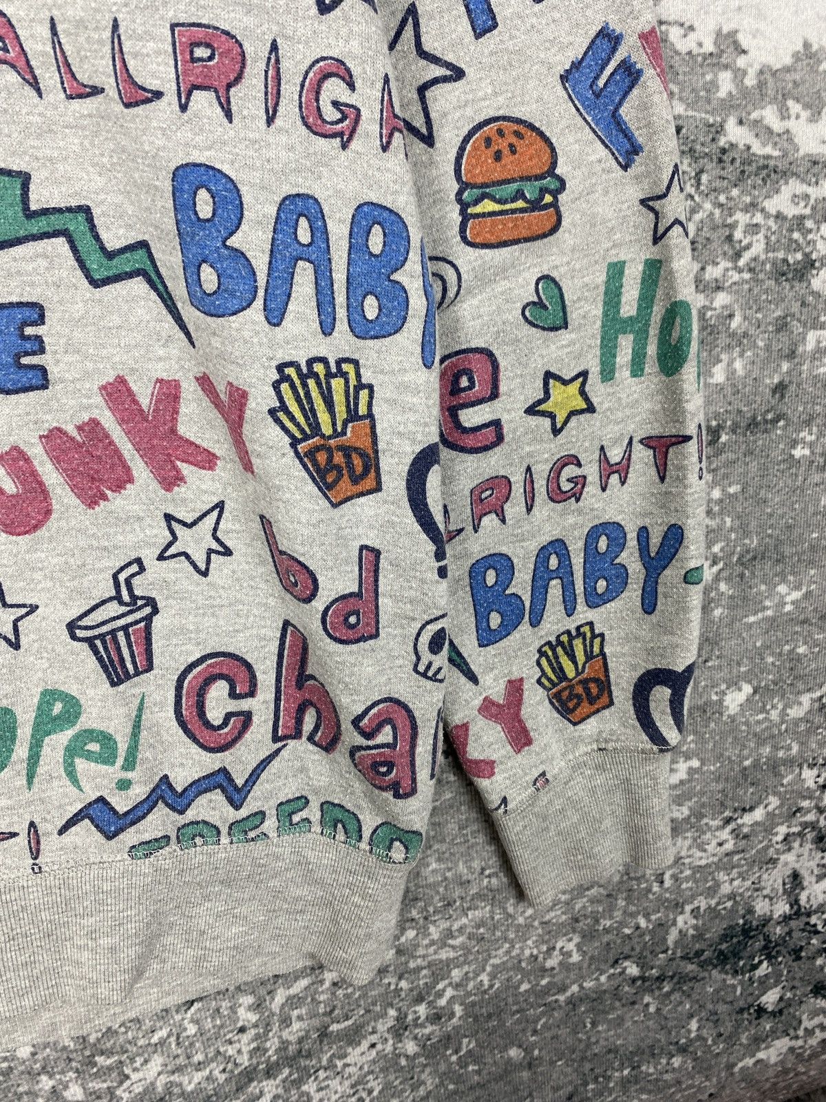 Designer Vintage Baby Doll Monogram Pullover Hoodies Size US XL / EU 56 / 4 - 4 Thumbnail