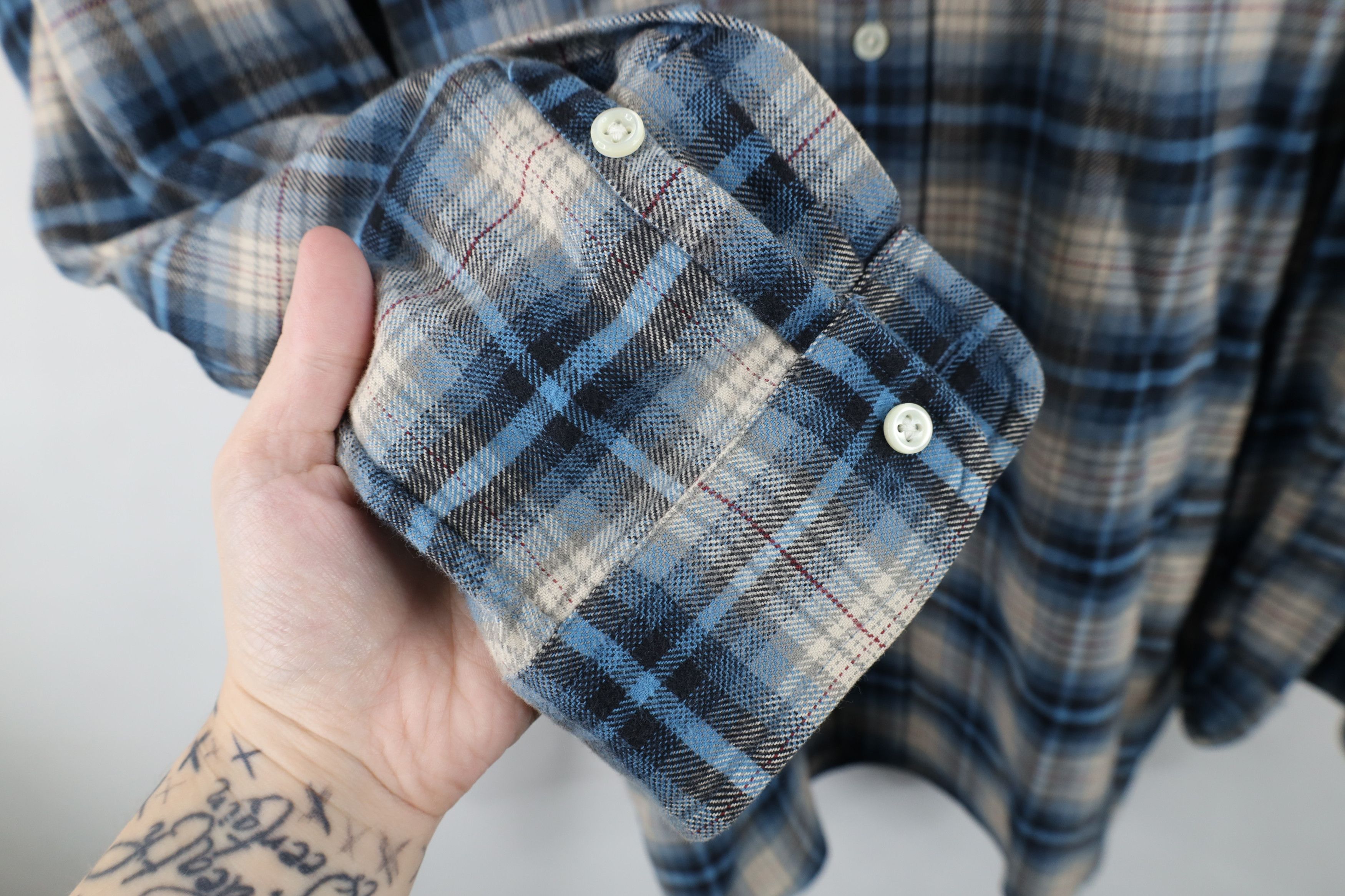 Polo Ralph Lauren Vintage 90s Ralph Lauren Flannel Button Down Shirt Size US L / EU 52-54 / 3 - 6 Thumbnail