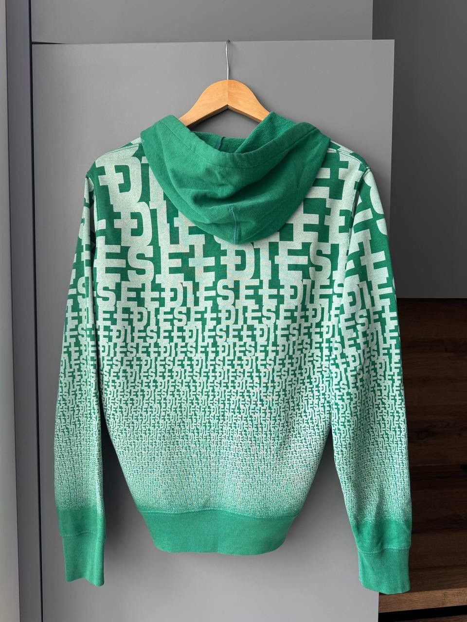 Designer × Diesel × Vintage Diesel Logo Monogram Vintage Hoodie Size M Size US M / EU 48-50 / 2 - 2 Thumbnail