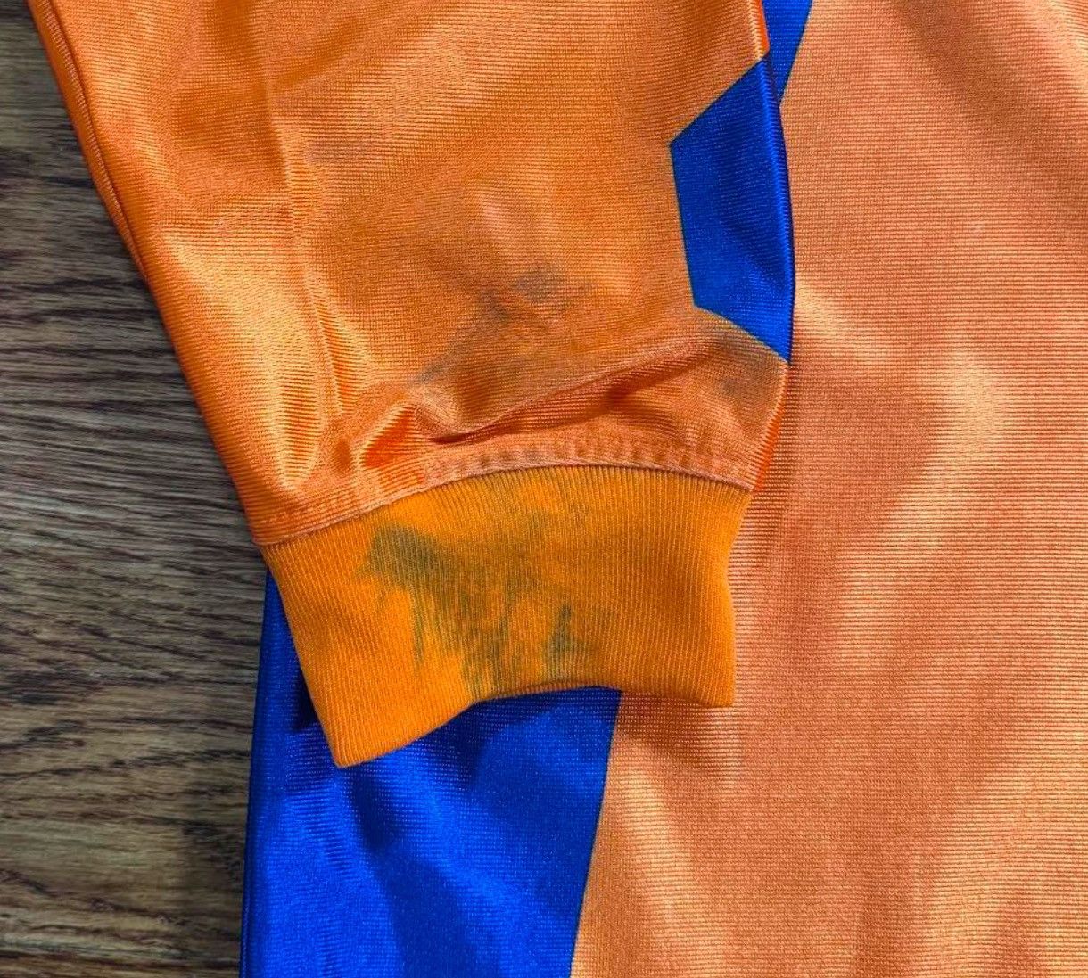 Adidas Vintage Adidas Orange / Blue Goaltender Jersey (Size L) Size US L / EU 52-54 / 3 - 6 Thumbnail