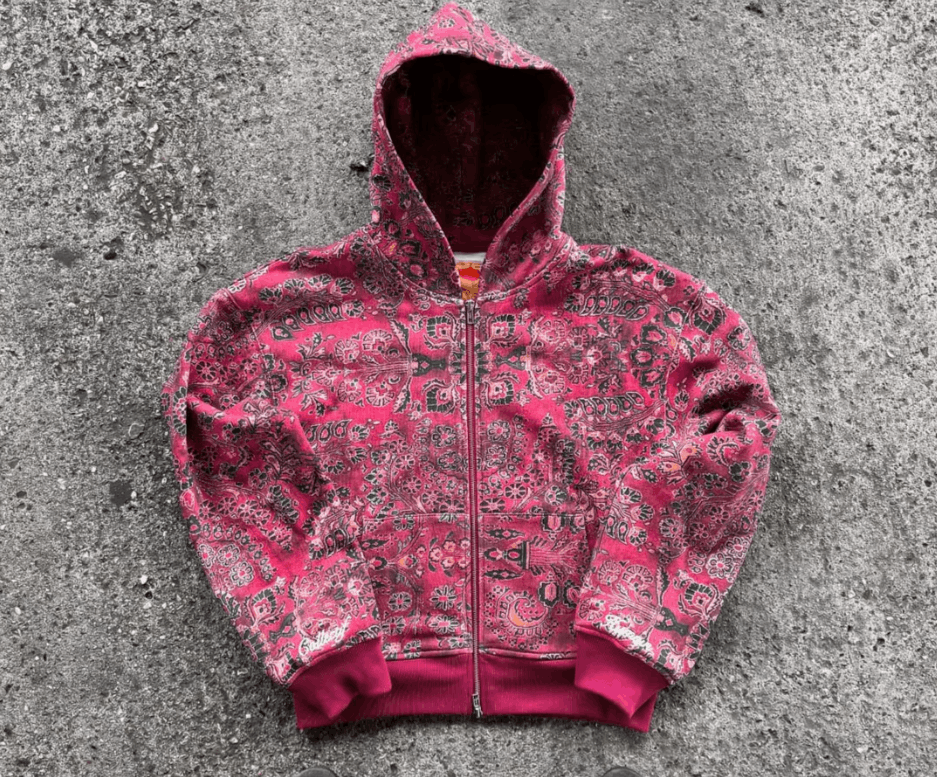 Japanese Brand American Classic Full Pattern Hoodies Size US XL / EU 56 / 4 - 4 Thumbnail