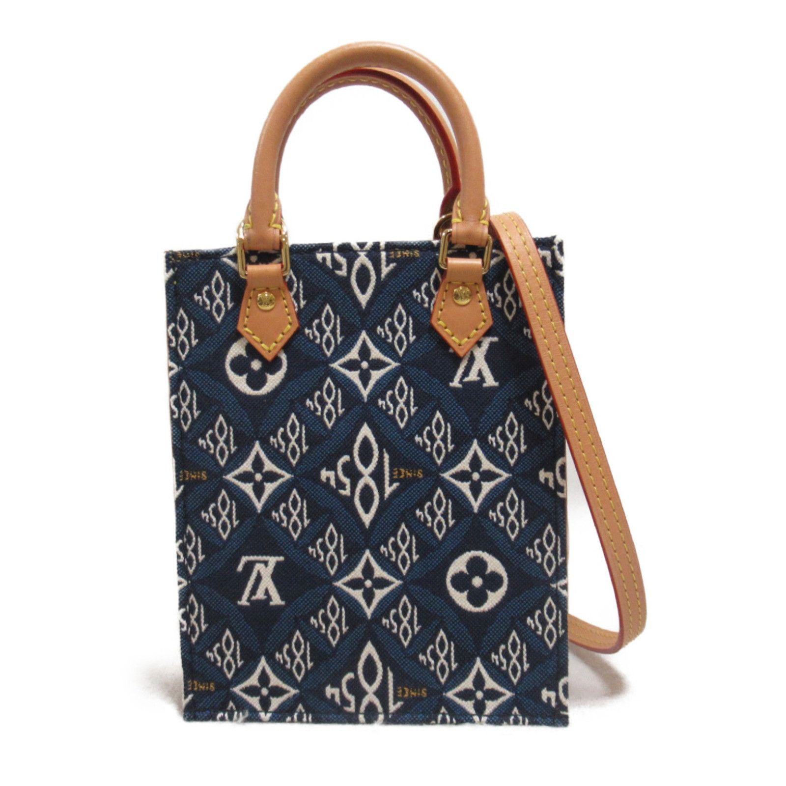 Louis Vuitton Louis Vuitton Since1854 Monogram Jacquard 2Way Shoulder Bag Canvas Shoulder Bag M80288 in Blue, Women's